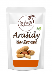 Arašídy blanšírované RAW BIO 200 g 1 kg